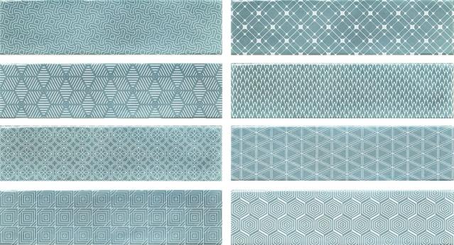 Плитка керамическая Cifre Decor Opal Sky настенная 7,5х30