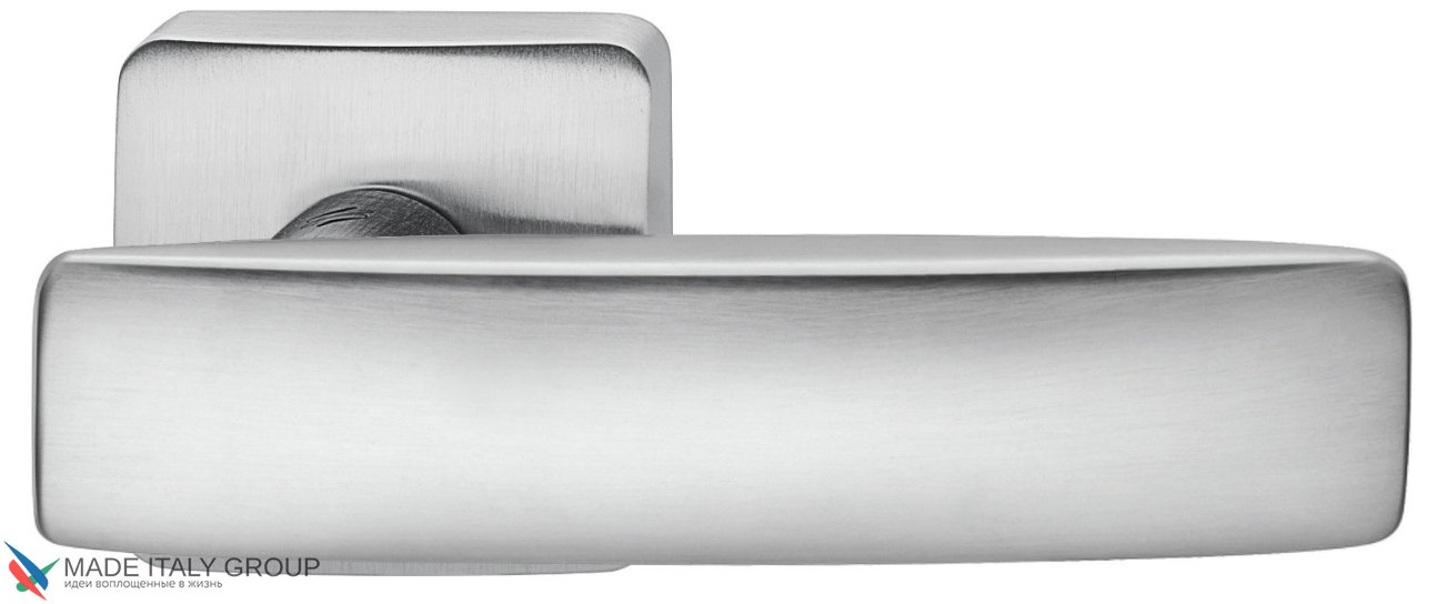 Дверная ручка на квадратном основании COLOMBO Bold PT11RSB-CM матовый хром