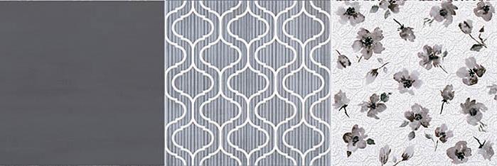 Плитка керамическая Itt Ceramica Pleasure Dec. Magica Grey B декор 20х60