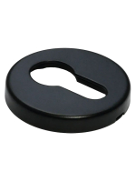 Накладка на замок Morelli Luxury LUX-KH-R NERO круглая под евроцилиндр, цвет черный