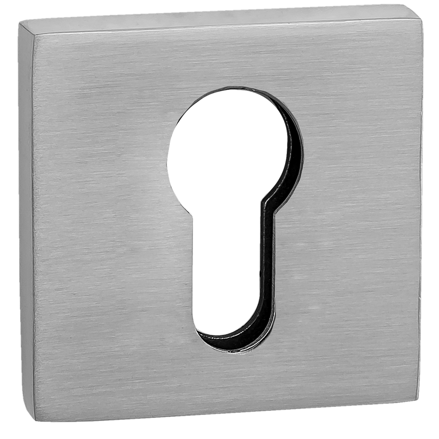 Накладка квадратная на цилиндр RENZ INET 03 SSC супер сатин хром