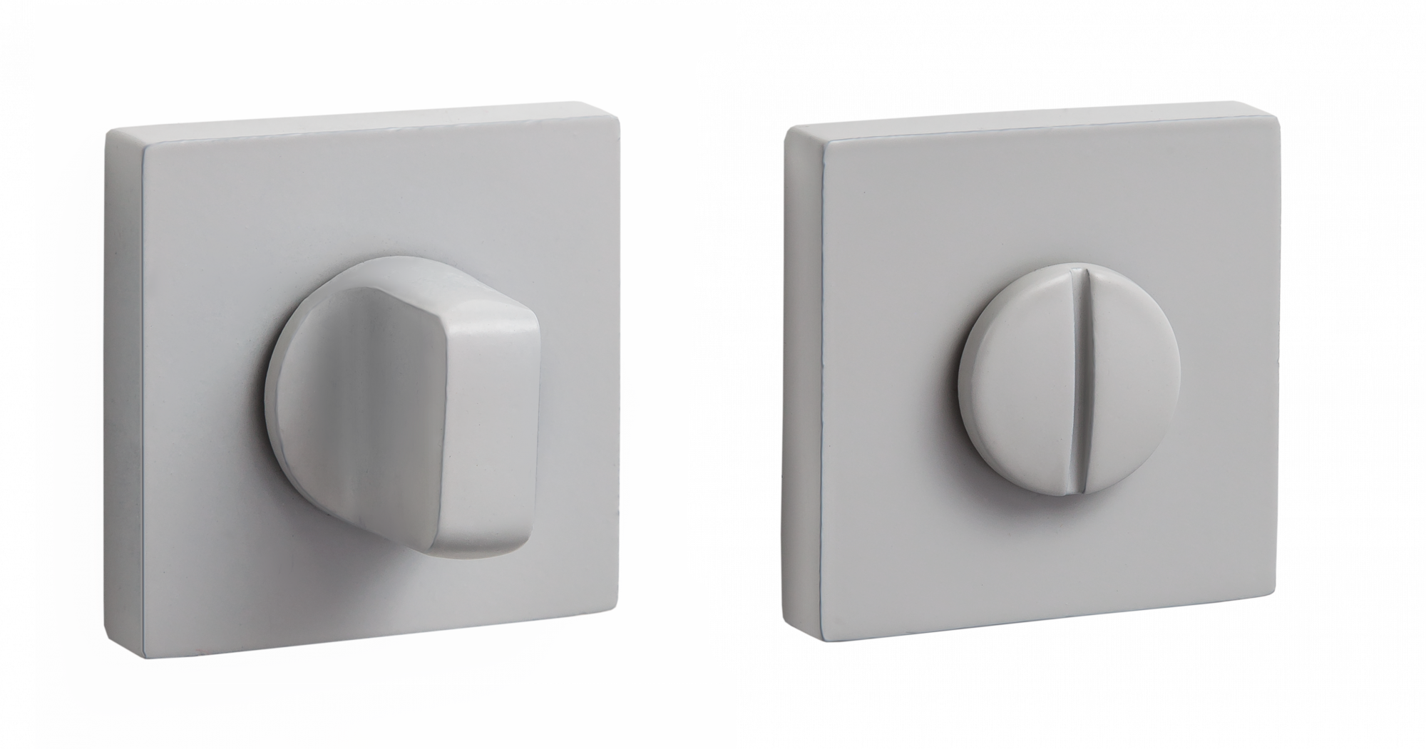 Завертка квадратная к ручкам RENZ INBK 03 Grey серый (RAL 7047)