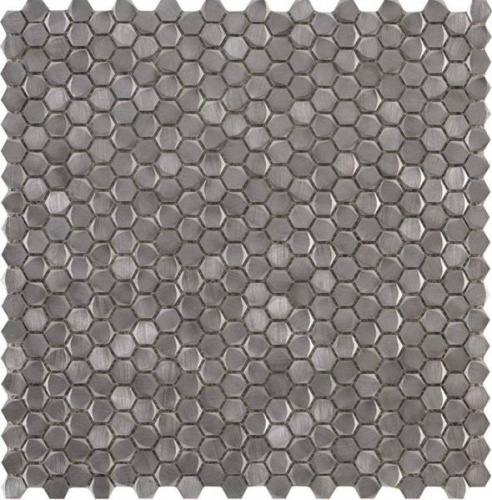 Мозаика Lantic Colonial Mosaics Collection L241713651 Gravity Aluminium 3D Hexagon Metal 30,4х31