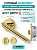 Комплект: Ручки Armadillo Urban Excalibur URB4 Gold-24+Завертка+Магнитный замок Fuaro/золото 24К