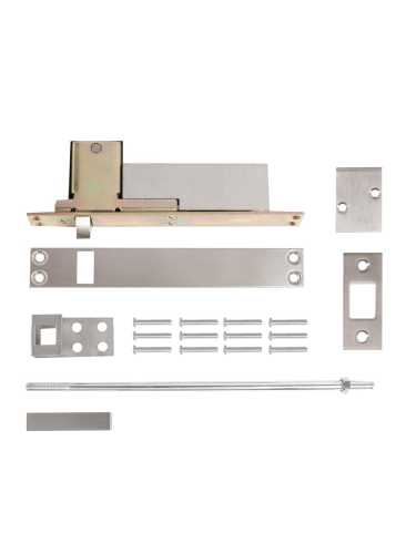 Шпингалет Fuaro (Фуаро) автоматический RIGEL-AUTO-set/171 12x12х80 мм (ход 18,75 мм, шток 200 мм) для мет.дверей