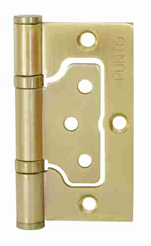 Комплект 10 шт. - Петля универсальная без врезки Punto 200-2B/HD 75x2,5 SB мат. золото