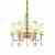 Подвесная люстра Lumina Deco Fabione LDP 1200-6 F.GD Подвесная люстра Lumina Deco Fabione LDP 1200-6 F.GD