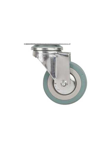 Опора колесная Ajax (Аякс) с площадкой WL/B-60R/50kg резина