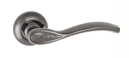 Ручки дверные RENZ INDH 17-08 BN Флория черный никель