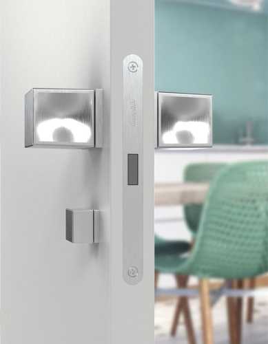 Комплект: Ручки Armadillo K.ART52.SYMMETRY MWSC-33+Завертка+Бесшумн замок Fuaro/итальянский тисненый