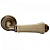 Ручка дверная межкомнатная Morelli MH-41-CLASSIC OMB/CH старая мат.бронза/шампань