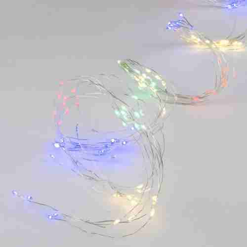 Уличная светодиодная гирлянда Uniel Лучи росы 220V разноцветный ULD-E0200-200/STA Multi IP44 UL-00007284