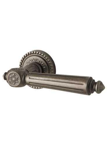 Ручка дверная межкомнатная Armadillo R.CL55.Matador AS-9 античное серебро с Бесшумным замком Fuaro