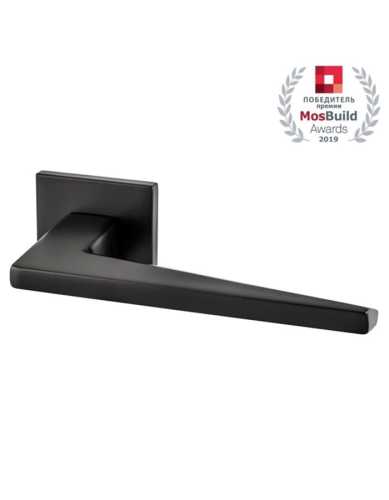 Комплект: Ручки Armadillo MORI USS BL-26+Завертка+Магнитный замок и Петли Fuaro/черный