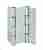 CODE 87 AZ 155-30 Дверная петля барная пружинная двусторонняя ALDEGHI 155x30 оцинкованная