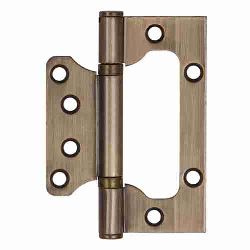 Комплект 8 шт. - Петля Ajax (Аякс) универсальная без врезки IN4000W 100/P-2B 100x2,3 AB (бронза)