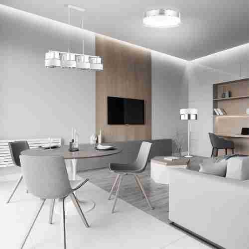 Потолочный светильник TK Lighting Hilton Silver 4179