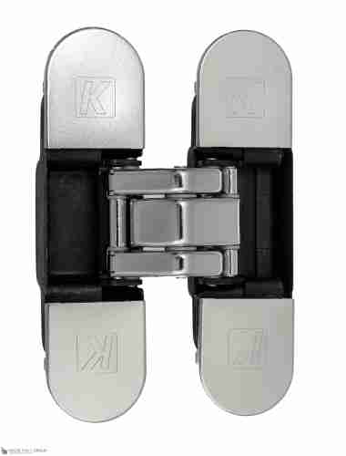 Kubica K8000 ATOMIKA DXSX, CL петля скрытая универсальная ПОЛИРОВАННЫЙ ХРОМ (60 kg)