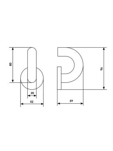 Завертка сантехническая Morelli Luxury LUX-WC-ANTI SSS, цвет - матовая сталь