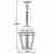 Уличный подвесной светильник Oasis Light 91405L 91405L Bl Уличный подвесной светильник Oasis Light 91405L 91405L Bl