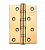 Петля дверная универсальная латунная ARCHIE SILLUR A010-C 100X70X3-4BB золото
