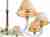 Подвесная люстра iLamp Amber YT2043-8 GD+Cear