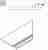 Бортик правый Italon Materia Magnesio Bordo Grip Dx 620090000406 60х30