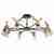 Потолочная люстра Loft IT Sven 10024/8 Black Потолочная люстра Loft IT Sven 10024/8 Black
