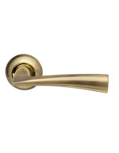 Комплект: Ручки Armadillo Columba LD80-1AB/GP-7 + Завертка BK6.R.LD54 AB/GP-7 / бронза золото