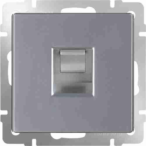 Розетка Werkel Серебряный WL06-RJ-11