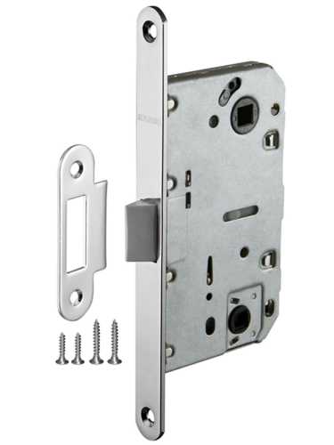 Ручка дверная межкомнатная Armadillo K.USS52.MIRAGE CP-8 хром с Бесшумным замком Fuaro