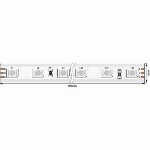 Светодиодная лента SWG LT560 LT560-RGB-50