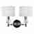 Бра iLamp Alexa W2404-2 Nickel Бра iLamp Alexa W2404-2 Nickel