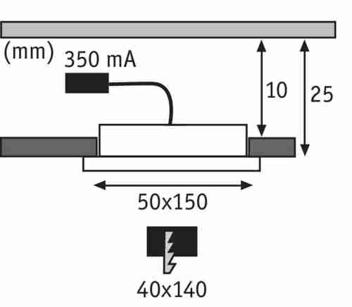 Мебельный светодиодный светильник Paulmann Micro Line Led Fleecy 93576
