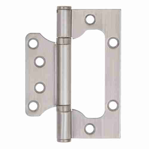 Комплект 10 шт. - Петля Ajax (Аякс) универсальная без врезки IN4000W 100/P-2B 100x2,3 SN (мат.никель)