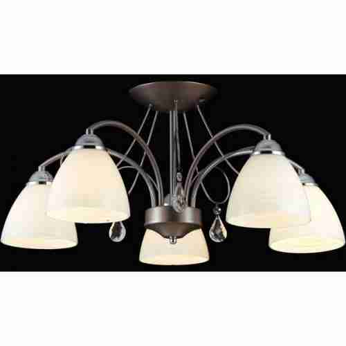 Люстра потолочная Natali Kovaltseva 75017-5C CHROME&NICKEL