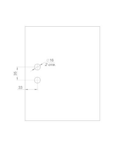 Ответная Armadillo (Армадилло) часть замка на стекло Space.GL.GK BL черный