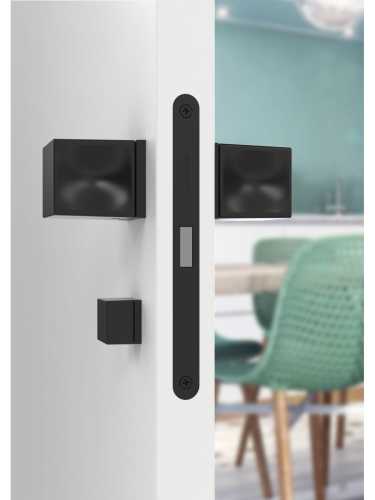 Ручка дверная Armadillo (Армадилло) межкомнатная K.ART52.SYMMETRY BL-26 черный  Набор 8