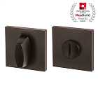 Завертка дверная сантехническая Armadillo Urban SLIM WC-BOLT BK6 USS BPVD-77 Вороненый никель