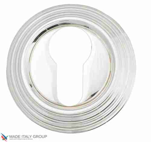 Накладка дверная под цилиндр Venezia CYL-1 D8 полированный хром (2 шт.)