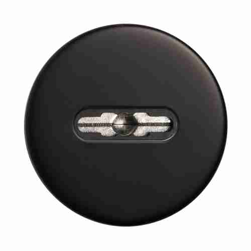 Накладка на сувальдный замок ESC.S-auto.RLR/R.486 BL-24 черный (1шт.)