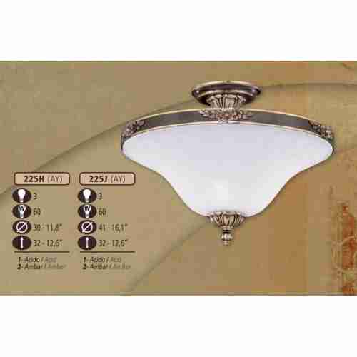 Люстра потолочная Riperlamp 225H/3 AY AMBER