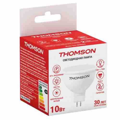 Лампа светодиодная Thomson GU5.3 10W 4000K полусфера матовая TH-B2050
