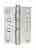 Петля дверная универсальная Aldeghi 136AC403PP_P2 BASIC 102x76x3 матовый хром