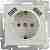 Розетка Werkel Слоновая кость WL03-SKGS-USBx2-IP20