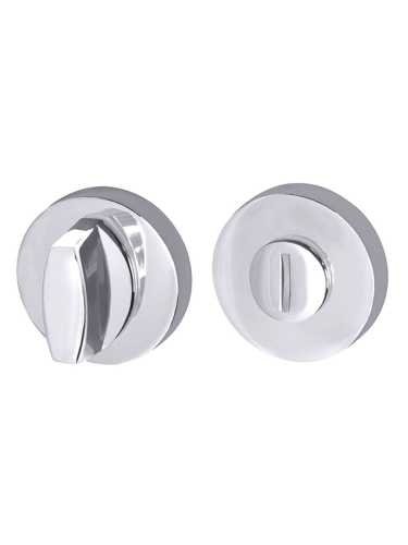 Комплект: Ручки Armadillo Urban Cube URB3 CP/White-14 + Завертка BK6.R.URB52 СР-8 хром