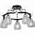Люстра потолочная N-Light 412-05-63CDW chrome + dark wengue