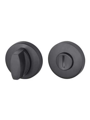 Комплект: Ручки Armadillo CUBE URB3 BPVD/Black-77 + Завертка BK6.R.URB52 BPVD-77 вороненый никель