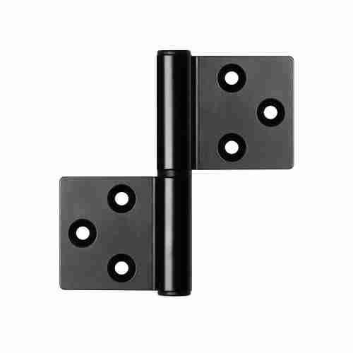 Комплект 2 шт. - Петля Armadillo (Армадилло) универсальная флажковая FL.IN3800.UR BL черный