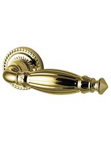 Ручка дверная межкомнатная Armadillo R.CL55.Bella GOLD-24 золото 24К с Заверткой, Магнитным замком Fuaro и Петлями Fuaro